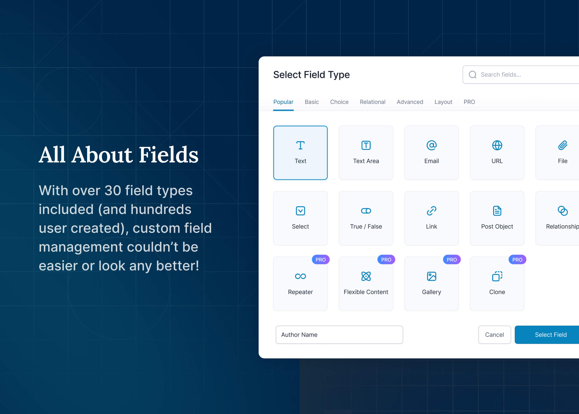 Advanced Custom Fields